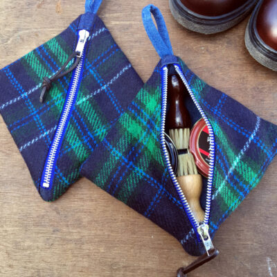 Tweed Shoe Care Travel Kit Gift Set