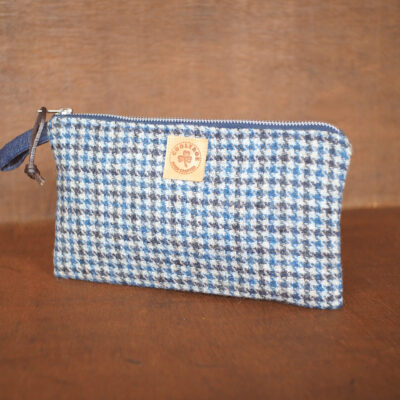 houndstooth Tweed Wallet for phone and cards