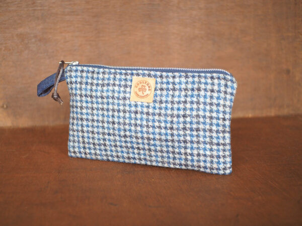 houndstooth Tweed Wallet for phone and cards