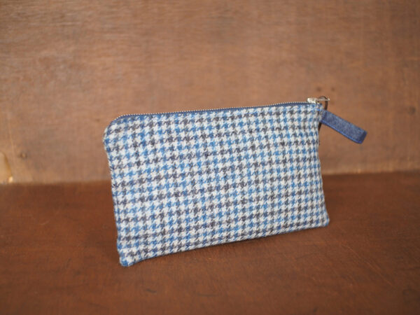 houndstooth Tweed Wallet for phone and cards