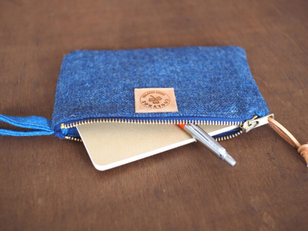 Irish Tweed Pouch for Moleskin journal Gift Set
