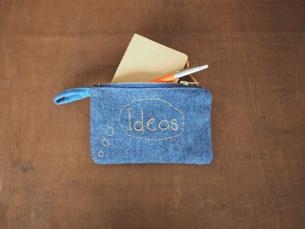 Irish Tweed Pouch for Moleskin journal Gift Set