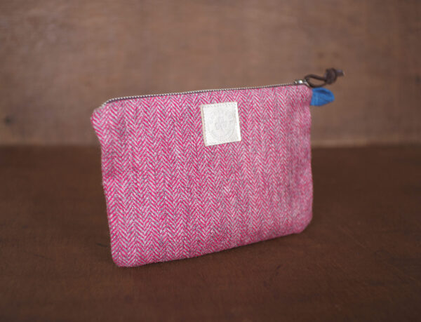 Embroidered Wool Tweed Notebook Pouch Gift Set including Moleskin Journal and Parker Pen - Image 4