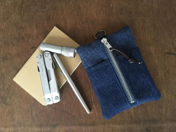 Irish Tweed EDC Pouch - Every Day Carry Tool Organizer - Gift Set with Moleskin Notebook - Image 5