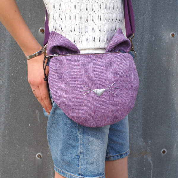 Cute Cat Clutch Purse - Cat Lover Crossbody Bag - Image 2
